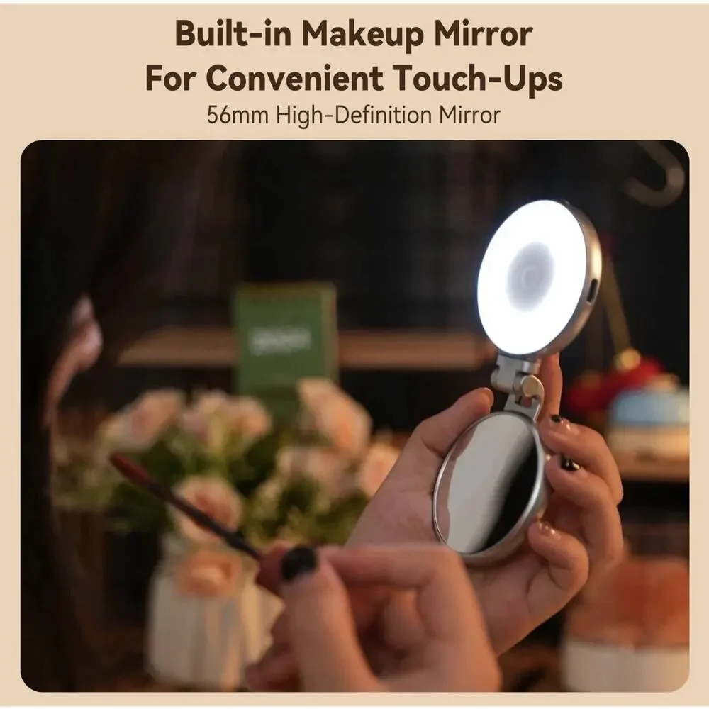 TELESIN C03 Magnetic Selfie Light, Phone Light Compatible with iPhone Magsafe